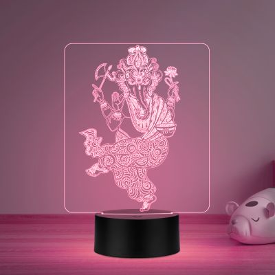 Ganesh Ji Design Night Lamp
